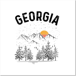 Georgia State Vintage Retro Posters and Art